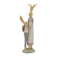 thumbnail image 1 of Resina Estatua de la familia Family Bunny para ventana Sill Bonsai Decor Stfel Mamá e hijo, 1 of 8