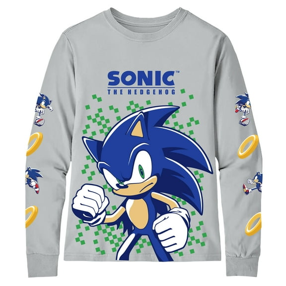 Sonic The Hedgehog Long Sleeve Shirt (Little & Big Boys)