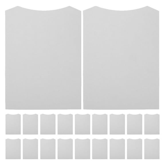 VORCOOL Shirt Cardboard Laundry Folding Board 50Pack White