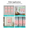 thumbnail image 7 of Pink Snowman Christmas Window Privacy Film Stained Glass Window Film Decorative Windows Cover Static Windows Cling for Glass Door Xmas Snowflake Winter Ball Stickers for Bathroom 17.7"x39.3", 7 of 7
