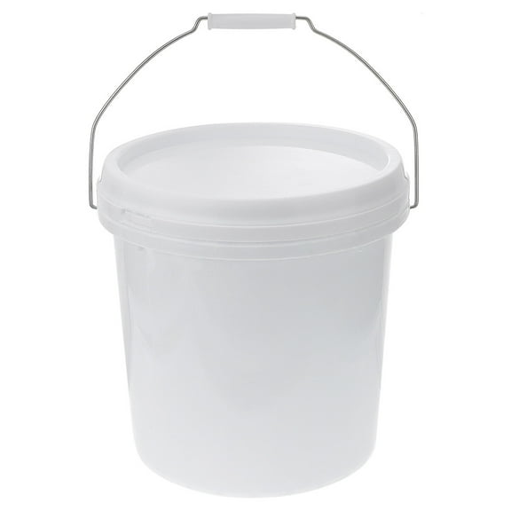 Zoyueyie All Purpose Pail Plastic Bucket with Lid and Handle for Outdoor Purpose Industrial Use 5L