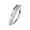 Silver, variant on Nose & Cartilage Bendable Hoop Ring with CZ Paved Half Circle Line 18g or 20g