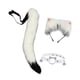 thumbnail image 5 of Conjunto de orejas y cola de gato, accesorios de disfraz para fiestas de disfraces de cumpleaños y Halloween. Estilo E, 5 of 9