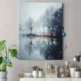 thumbnail image 4 of Misty Winter Trees Reflection Canvas Wall Art for Living Room Bedroom Dining Room Office Hallway Hotel Lobby Cafe, 4 of 8