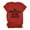 Red, variant on TSADFHJI Women's Tops Fall Dressy Women's Summer Top Print Short Sleeve T Shirt S Red