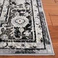 thumbnail image 4 of SAFAVIEH Brentwood Emalee Oriental Area Rug, Black/Ivory, 8' x 10', 4 of 12