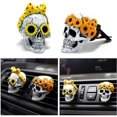 thumbnail image 1 of Nuevos aromas para coche Ambientadores Clips de ventilación Girly Sugar Skull Girasol Accesorios para coche Interior para mujeres Lindo aroma a coche Boho Ambientador Decoraciones de Halloween Lindos, 1 of 5