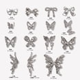 thumbnail image 3 of 10Pc Butterfly Nail Charms Silver Butterfly Nail Gems 3D Metallic Butterflies Nail Rhinestones for Acrylic Nails Designs, 3 of 21