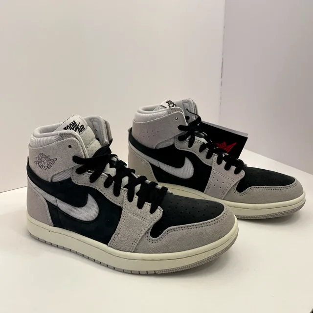 Ni - ke Jordan 1 High Zoom Air CMFT 2 Light Iron Ore DV1305-001 Womens Size 8.5 New