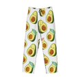 thumbnail image 4 of Xecao Flowers Avocado Men's Straight Lounge Pajama Pants: The Ultimate in Comfortable Sleepwear, 4 of 9