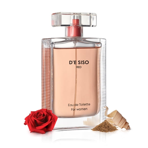 Perfume D'e Siso Classic Red Sweet Eau de Toilette para mujer, 100 ml