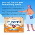 thumbnail image 3 of St. Joseph Chewable Aspirin Low Dose 81mg Orange Flavor 36 count ( 3 pack ), 3 of 4