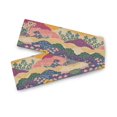 thumbnail image 7 of Yayeee Table Runner 90 inches Long Home Kitchen Dinning Party Decoration, Green Floral Wave, 7 of 7