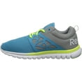 thumbnail image 2 of Reebok Sublite Authentic Womens Running Shoe 9 Blue-Grey-Yellow, 2 of 3