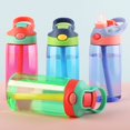 thumbnail image 3 of Typpkmm Water Bottle with Straw Kids Girls Portable Travel 480ml, 3 of 7