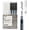 Black, White, variant on Black & White Extra Fine Tip Acrylic Paint Marker Set, 6 Pack, 0.7mm Acrylic Paint Pens for Highlights and Fine Details on Drawings, Rock Painting Glass Canvas Wood, White Highlight Markers