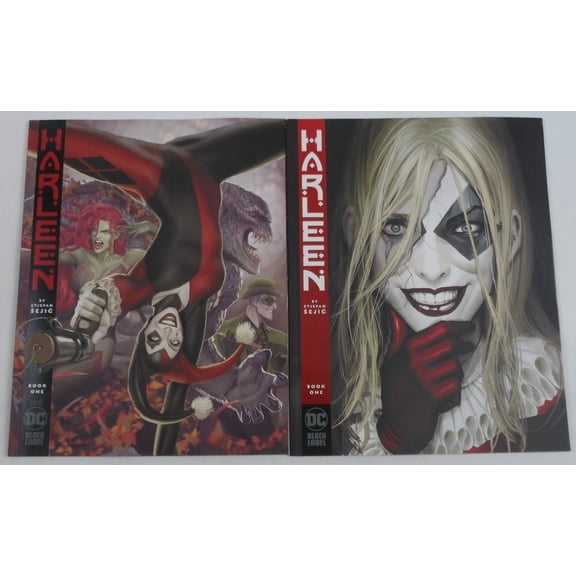 Collectible DC Black Label Lot: Harleen #1 + variant - Harley Quinn - Stjepan Sejic ; DC (HQ-MAG)