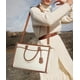 thumbnail image 4 of Bolsa para portátil LOVEVOOK para mujer, 15.6 pulgadas, lona, beige-marrón, 4 of 9