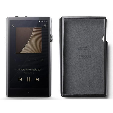 007 Stainless Steel Case - Astell & Kern Ultima SP1000 High Resolution Music Player with Black Cordovan Leather Case