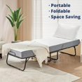 thumbnail image 2 of Camping Cot with Mattress,No Assembly Required Heavy Duty Folding Camping Cot for Adults,450 Lbs Capacity Adjustable Portable Bed for Indoor,Outdoor&Patio Use (75" x 32" Portable Folding Bed), 2 of 7