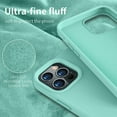 thumbnail image 4 of Compatible with iPhone 13 Pro Max Case, Liquid Silicone Full Body Protective Case with [Anti-Scratch] [Soft Microfiber Lining] [Camera Protective] for iPhone 13 Pro Max 6.7 inch, Sea Blue, 4 of 5