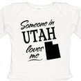 thumbnail image 4 of Inktastic Someone in Utah Loves Me Boys or Girls Long Sleeve Baby Bodysuit, 4 of 5