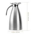 thumbnail image 3 of REACHISE Stainless Steel Vacuum Coffee Carafe 2.0L, 3 of 8