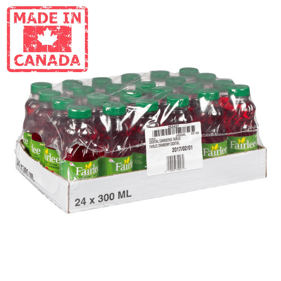 Fairlee Cranberry Cocktail Drink, Polyethylene | 300ML/Unit, 24 Units/Case