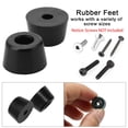 thumbnail image 3 of 12pcs Rubber Feet Bumper Pads for Furniture Feet with Washer, D16x14xH10mm, 3 of 7