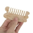 thumbnail image 3 of Unique Bargains 1 Pc Anti-Static Comb Hair Comb Beige Acetate Sheet, 3 of 5