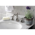 thumbnail image 2 of Kingston Brass FSC1979BX Metropolitan Widespread Bathroom Faucet with Brass Pop-Up, Polished Nickel, 2 of 8
