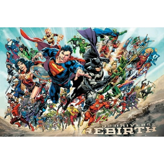 DC Comics Universe Rebirth Poster Print (36 x 24)