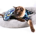 thumbnail image 4 of CSCHome Super Soft Dog Sleep Mat Cute Warm Coral Velvet Pet Dog Blanket Throw Puppy Bed Blanket Mat with Bone Pattern for Dog Puppy Cat, 4 of 6