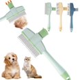 thumbnail image 2 of Pet Hair Removal Comb Flea Comb, 2025 New Cat Grooming Brush with Release Button M1V0, 2 of 9