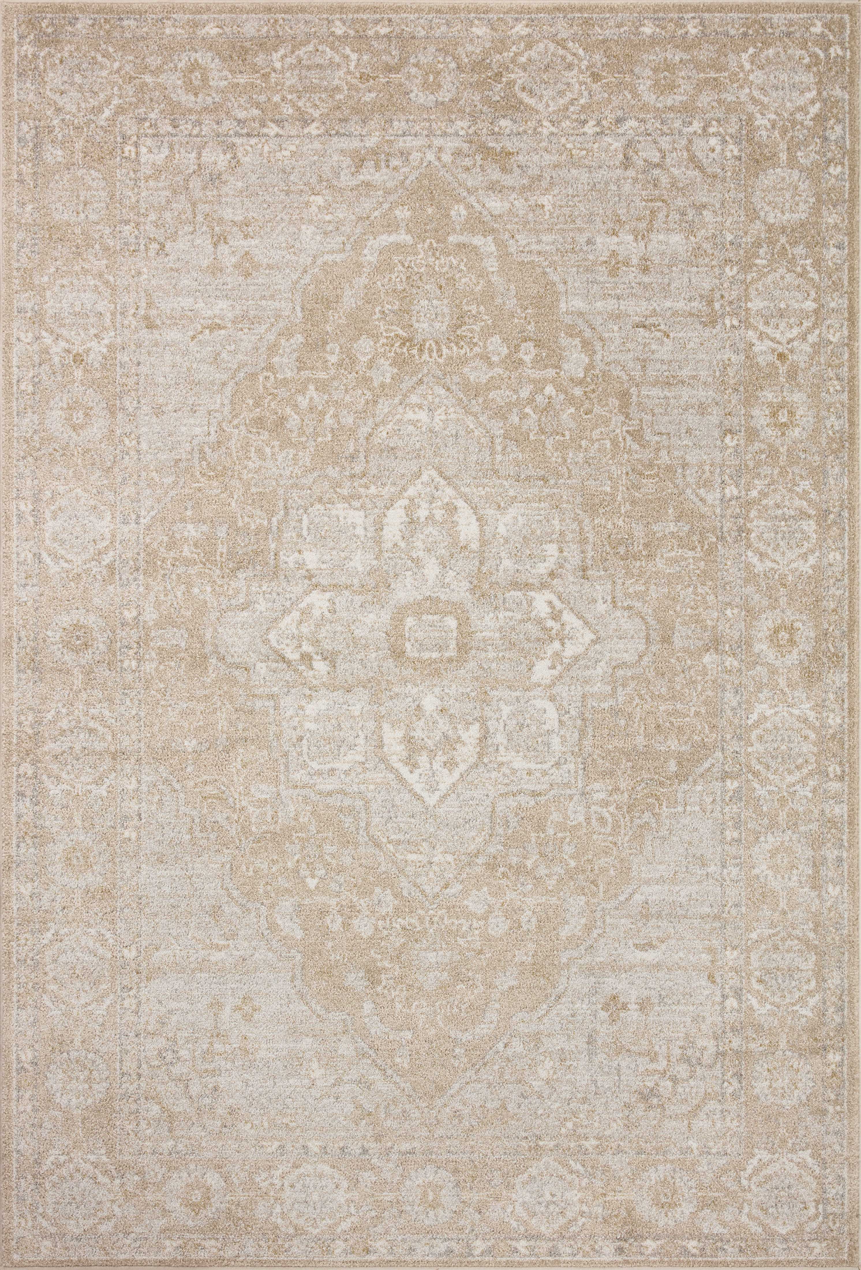 Loloi Odette Beige / Silver 2'-7" x 8'-0" Runner Rug