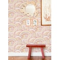 thumbnail image 3 of NuWallpaper Retro Rainbow Multi Warm Peel & Stick Wallpaper, 3 of 6