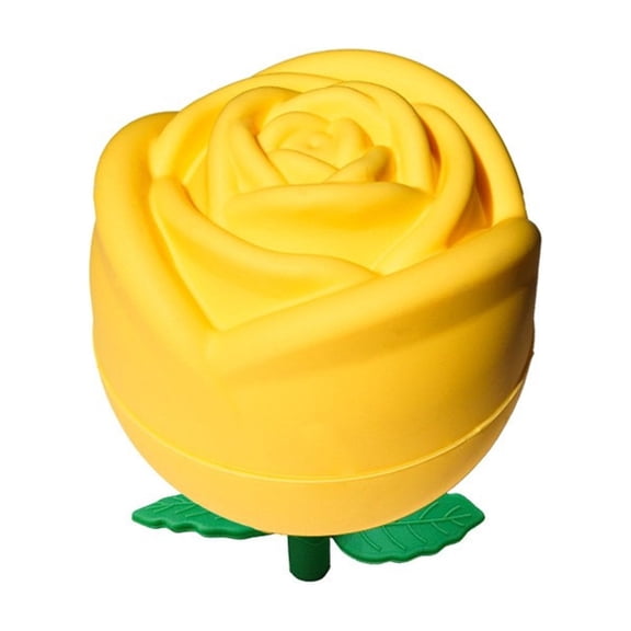 3D Rose Ice Cube Mold, Ice Cube Trays for Freezer with Lid, 6 Grid Silicone Easy Release Ice Trays, Rose Cute Ice Mold for Gift, Date Drinks, Coffee, Whiskey, Cocktail