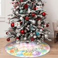 thumbnail image 2 of Happy Easter Cute Bunnies Eggs Colorful Buffalo Plaid 36 Inch Christmas Tree Skirt Carpet Mat Funny Party Soft Cover Mat Decor Supplies for Xmas Halloween Decorations Occasion Farmhouse, 2 of 6