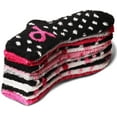 thumbnail image 4 of Yacht & Smith 24 Pairs Womens Wholesale Bulk Warm And Cozy Fuzzy Socks, Colorful Winter Socks (24 Pairs Pink Breast Cancer Awareness), 4 of 7