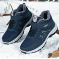 thumbnail image 6 of Chenyee Mens Winter Non Slip Snow Boots Warm Fleece Lined Slip On Sneakers Casual Lightweight Hiking Shoes, 6 of 8