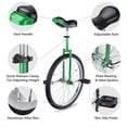 thumbnail image 2 of Yescom 24 Inch Outdoor Unicycle Adjustable Seat Circus Bike for Adults Teenagers Kids, Green, 2 of 9