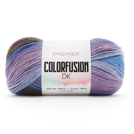 UPC: 0840166801420 | Premier Colorfusion DK Yarn-Cotton Candy