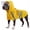 Yellow, variant on Reflective Dog Raincoat Waterproof with Hood, Adjustable Waterproof Pet Rain Jacket for Small to Extra Large Dogs, High-Visibility Full-Body Rain Suit with Pocke(Red,3XL)