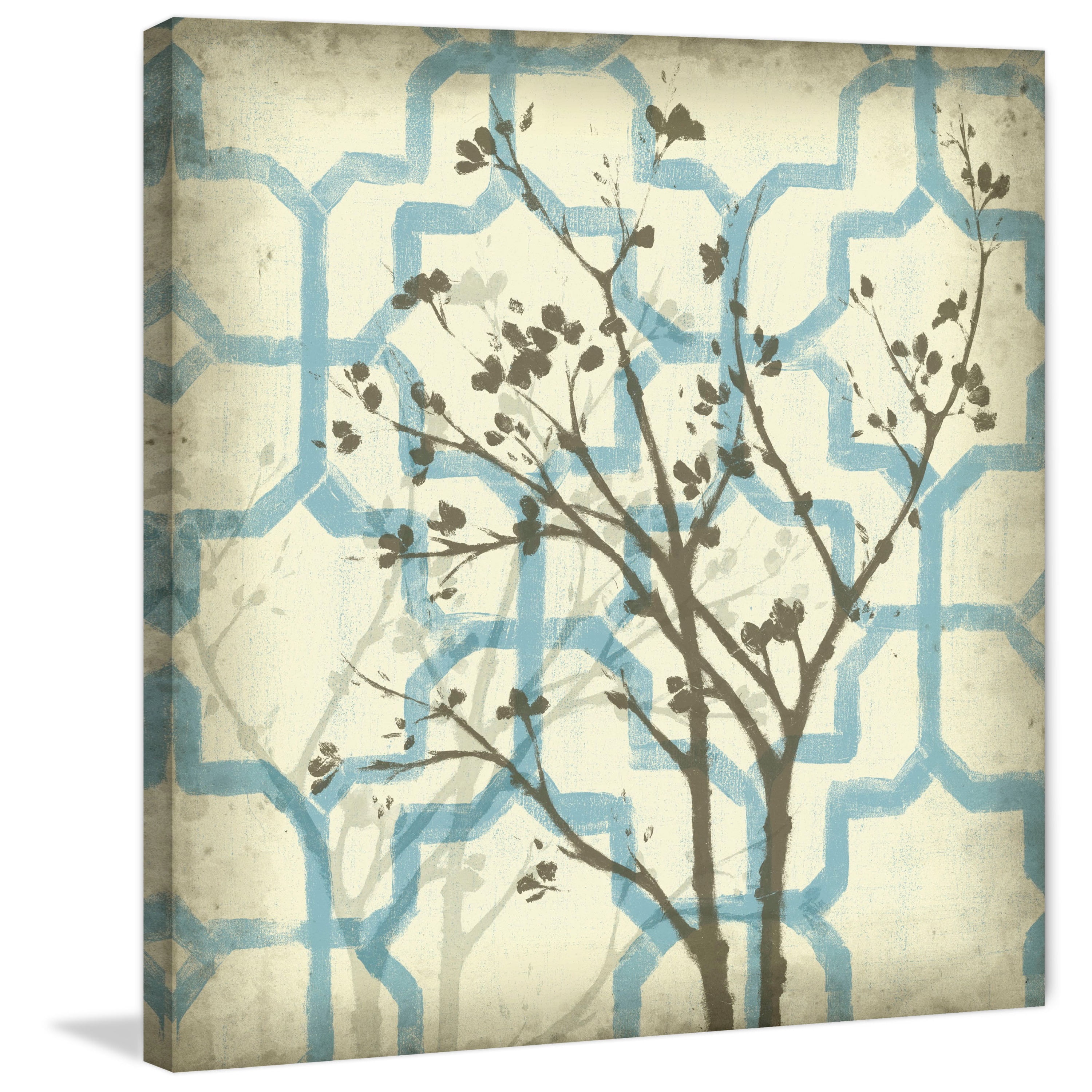 Marmont Hill "Silhouette & Pattern II" Painting Print on Wrapped Canvas