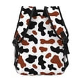 thumbnail image 4 of Fotbe Brown Black Cow Pattern Casual Backpack for School, Travel, and Outdoor Activities - Durable, Lightweight, and Comfortable, 4 of 5