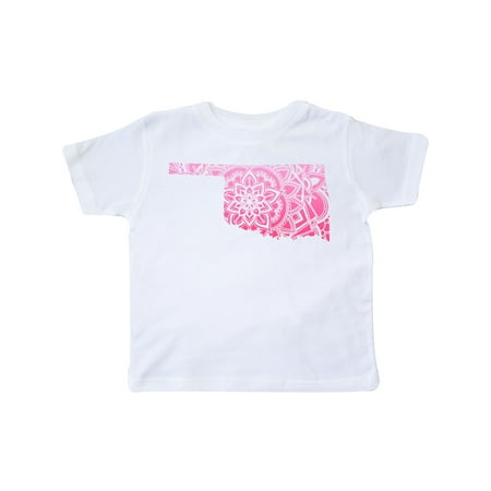 

Inktastic Oklahoma Silhouette Mandala Gift Toddler Boy or Toddler Girl T-Shirt
