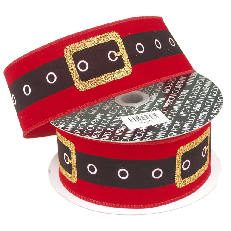 red holiday belt