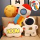 thumbnail image 5 of Jugue Peluche de Peluche Suave de Muñeca Rellena Creativa, Juguetes de Peluche Rellenos, de Cumpleaños Juguetes de Navidad Cohete CUTICAT Peluche suave relleno, 5 of 8