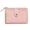 Pink, variant on Soumake Women Wallet Multi Card Slot Smooth Zipper Faux Leather Small Size Fine Texture Short Wallet for Shopping