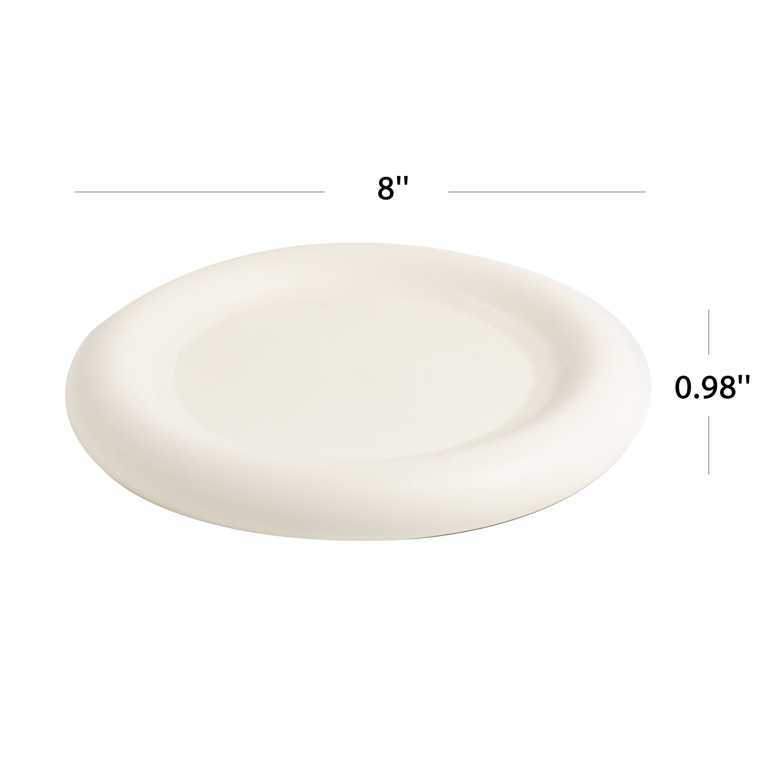 Mainstays By Becky G. & Alejandra 8" Ceramic Decorative Bubble Tray, White